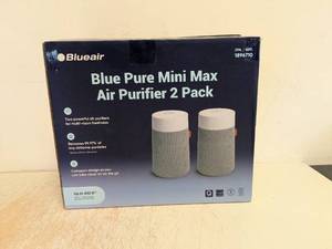 lot 103 image: BLUEAIR BLUE PURE MINI MAX AIR PURIFIER 2 PACK