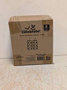 lot 88 image: NEW WAYS TO CELEBRATE 2PK CAN TUMBLER PUMPKINS