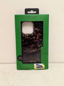 lot 171 image: NEW KATE SPADE NEW YORK IPHONE 15 PRO MAX PROTECTIVE CASE BLACK AND BROWN