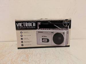 lot 179 image: NEW VICTROLA BLUETOOTH BOOMBOX