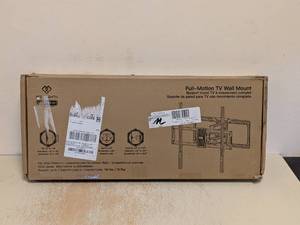 lot 185 image: PERLESMITH FULL MOTION TV WALL MOUNT 160LBS