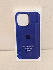 lot 160 image: NEW IPHONE 16PRO SILICONE CASE BLUE