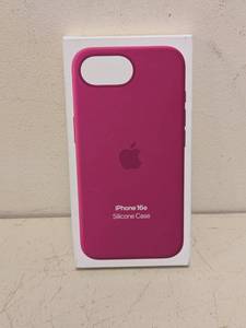 lot 159 image: NEW IPHONE 16E SILICONE CASE PINK