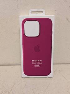 lot 163 image: NEW IPHONE 16PRO SILICONE CASE PINK