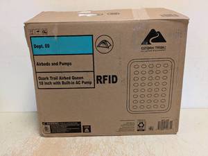 lot 105 image: OZARK TRAIL AIRBED QUEEN 18 WITH BUILT-IN AC PUMP