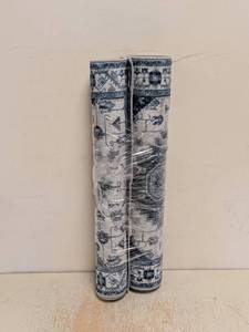 lot 130 image: WYATT & ASH ACCENT RUG AND RUNNER 2PK CYRUS