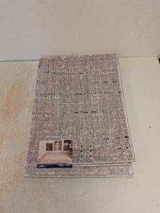 lot 114 image: NEW MOHAWK HOME TANGIERS COLLECTION ACCENT RUG BEIGE BLUE