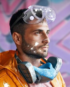 lot 20 image: MSRP $300 1 Case (20 Goggles) High Quality Ultimate Industrial Inc Safety Goggles SG-204&nbspAnti Fog Protective Scratch Resistant UV Ventilated Clear&nbspGoggles Fits Over Glasses Adjustable Bands For At&nbspWork, Job Site, School, Lab &amp More