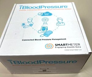 lot 25 image: MSRP $150 NEW In Box SmartMeter iBloodPressure Plus Cellular Connected Blood Pressure Monitor System with Cuffs and Batteries - Large Cuff