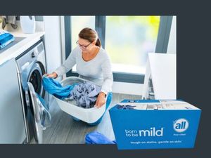 lot 24 image: 1 Case (60 Loads Of Laundry) Sample Packs NEW&nbspAll Free Clear Unscented Hypoallergenic&nbspBorn To Be Mild&nbspLiquid Laundry Detergent for Sensitive Skin&nbspGentle Hypoallergenic Formula, Effective Cleaning Power, No Harsh Irritants