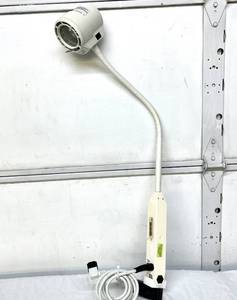 lot 29 image: Ohmeda Waldmann Halux 50 SX Medical Exam  Procedure Light  Wall Mount, Flexible Gooseneck Arm, Focused Halogen Beam, 50W 120V, Ideal for Exam Rooms, Clinics, Hospitals