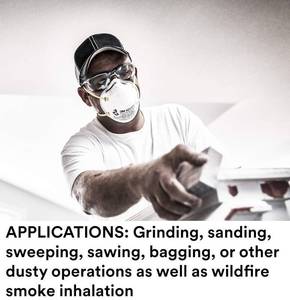 lot 41 image: WOW MSRP $700  1 Case (480 bulk pack each) Open Box NEW 3M 8210Plus N95 Performance Particulate Respirator -For Sanding, Grinding, Allergens, Dust, Fiberglass, Insulation, Woodworking Etc.