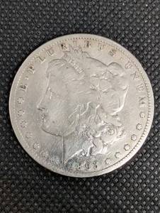 lot 56 image: 1893-CC Morgan Silver Dollar
