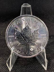 Canada Maple Leaf 1 oz Fine Silver 9999 - 5 Dollars - 2020