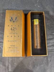 lot 84 image: Ballistic Roll 425 US Legal Tender Coins - Never Circulated (50 Coins)