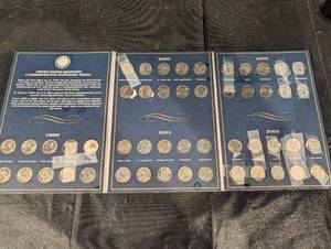lot 95 image: United States Quarters Statehood Commemorative Binder Set (1999-2003)