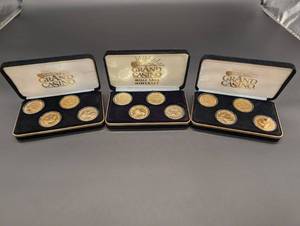 lot 178 image: Grand Casino Mille Lacs Hinckley Commemorative Coin Set (Lot of 3)