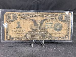 lot 212 image: United States One Silver Certificate Banknote - Serial E44891520A