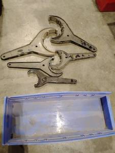 lot 108SK image: Set of Four Shock Spanner Wrenches (602793)