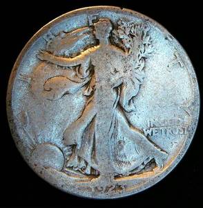 lot 31 image: Semi Key 1923-S Walking Liberty Half Dollar