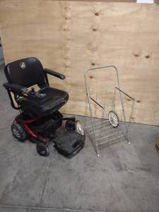 lot 10 image: Golden Tech Wheelchair, Folding Cart With Wheels