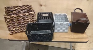 lot 30 image: Variety of Decorative Baskets