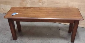 lot 113 image: Wooden Bench