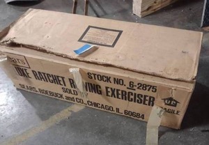 lot 126 image: Sears Deluxe Ratchet Rowing Exerciser