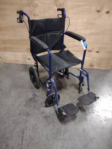 lot 191 image: Medline Excel Aluminum Transport Wheelchair