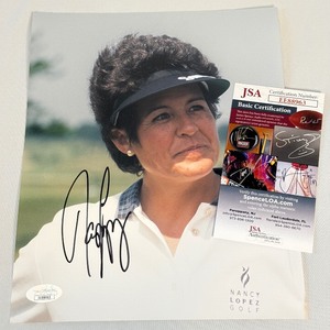 lot 49 image: Nancy Lopez Signed 8x10 Golf  Photo With JSA COA