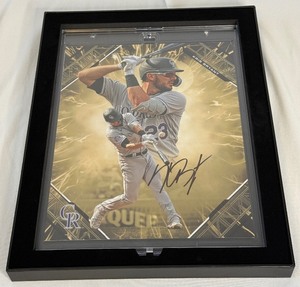 lot 31 image: Kris Bryant 50 Signed With MLB and Fanatics COAs 2025 Under Wraps Emanate MLB Collection Numbered 3350