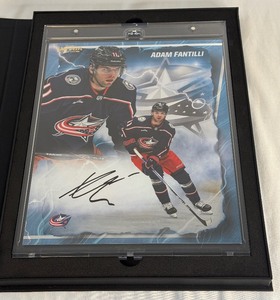lot 52 image: Adam Fantilli Signed With Fanatics COA 2025 Under Wraps Emanate Collection