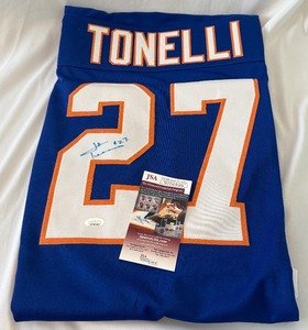 lot 112 image: John Tonelli Signed Hockey Jersey With JSA COA