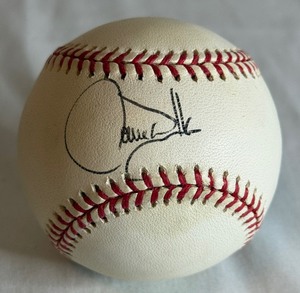 lot 15A image: Larry Walker Signed Baseball Rawlings ONLB Ball