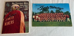 lot 116 image: 1968 San Francisco 49ers Press Radio TV Guide and Photo Cintage Football