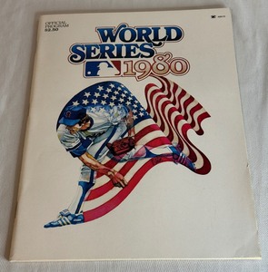 lot 125 image: 1980 MLB World Series Vintage Official Baseball Program