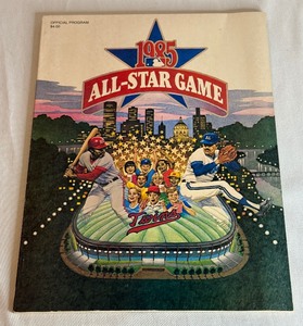 lot 134 image: 1985 All-Star Game Official Baseball Program w Insert Cards (Kirby Puckett Rookie Year)