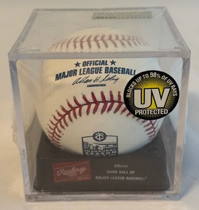 lot 143 image: Target Field Inaugural 2010 Season Official OMLB Selig Baseball - New Sealed In Case