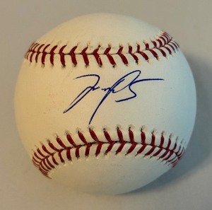 lot 152 image: Miguel Sano Signed Baseball Rawlings OMLB Selig Ball