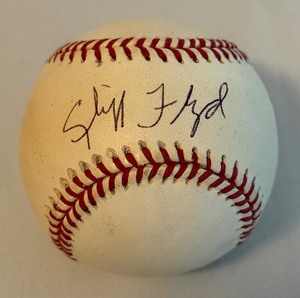 lot 154 image: Cliff Floyd Signed Baseball Rawlings ONLB White Ball