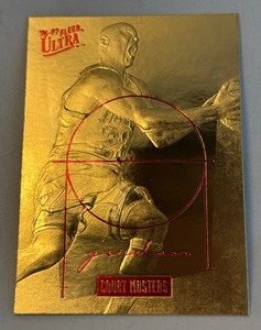 lot 23A image: Michael Jordan 1996-97 Fleer Ultra Court Masters 23kt Gold 1997 Basketball Card