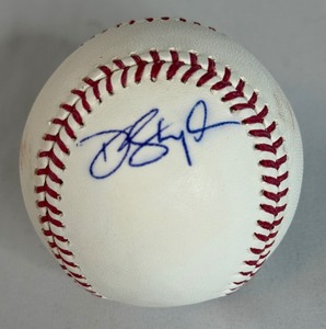 lot 169 image: Dee Gordon Signed Baseball Rawlings OMLB Manfred Jr Ball