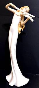 lot 101K image: LL-ST - Summit Collection Girl with Oboe - 13 in Tall Figurine