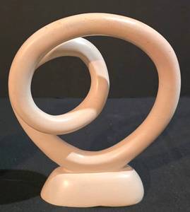 lot 121K image: LL-ST - Hand-Carved Soapstone Infinity Sculpture