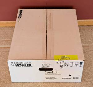 lot 135 image: ML - Kohler Caxton 2000-0 Rectangle Undermount Lavatory Sink - White