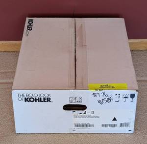 lot 136 image: ML - KOHLER Caxton Rectangular Undermount Sink - White, 20 x 15.5 in