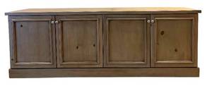 lot 46H image: Vintage Console Cabinet - Four-Door