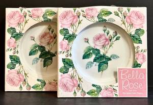 lot 170H image: Creative Tops Bella Rose Porcelain Side Plates - Set of 4, Boxed (2 Sets)
