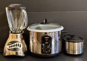 lot 277H image: Oyster Blender 16-Speed Crispa ARC-410BT Rice Cooker Crock-Pot