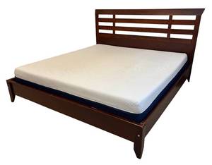 lot 47H image: Bed Frame with Avenue Nightstand - Casual Cherry Finish